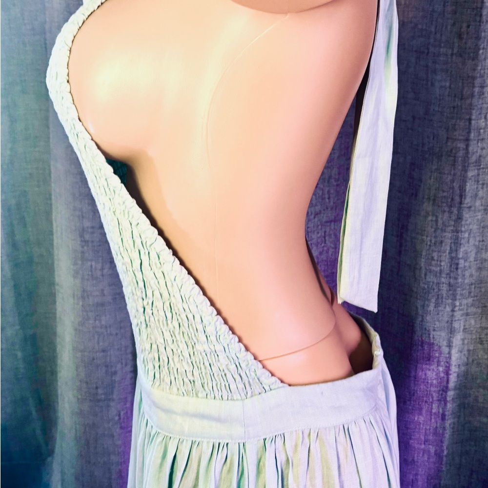 We Are Kindred Florence open back, halter (stretchy) top Dress - Picture 4 of 7